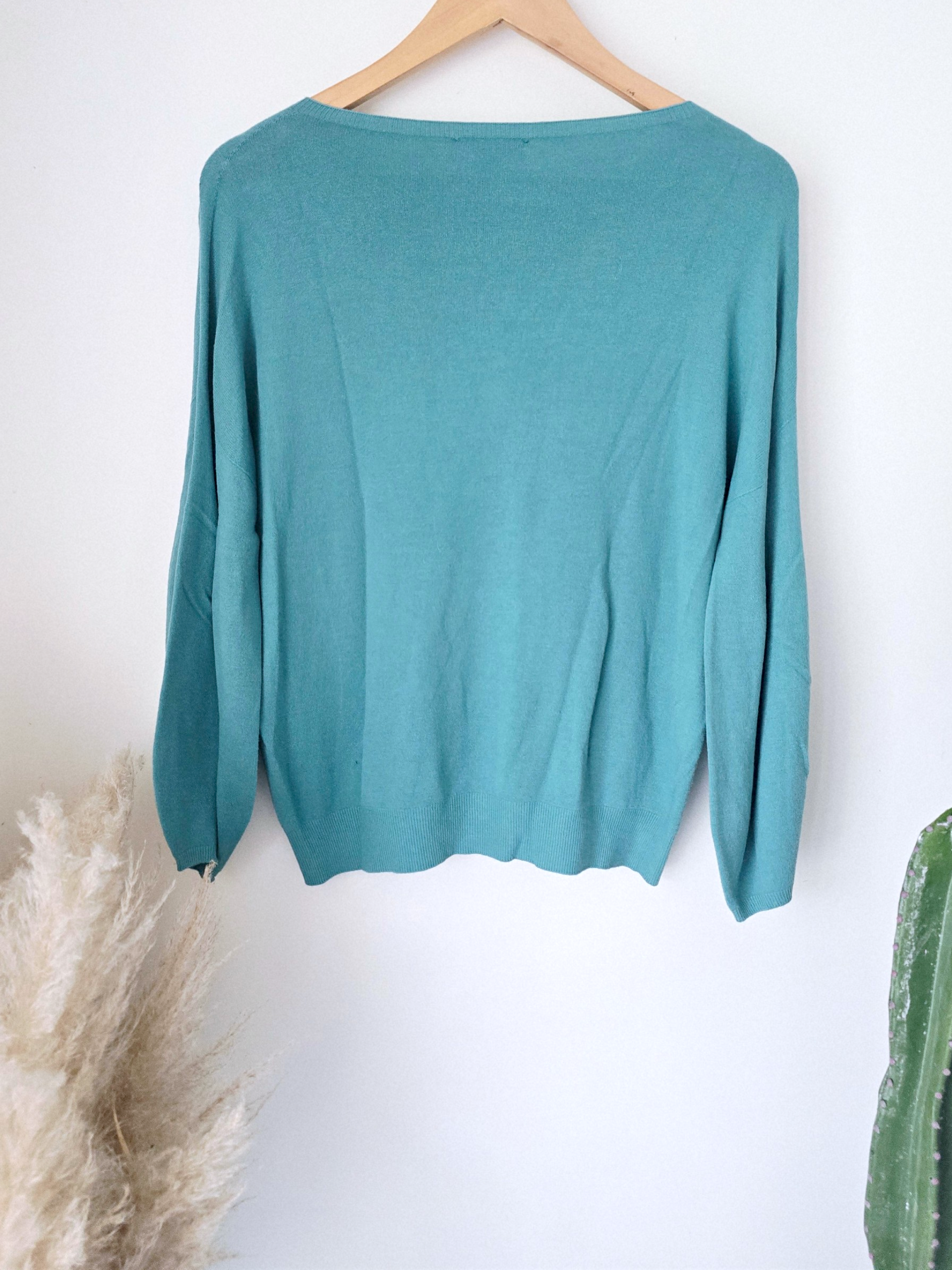 Pull bleu à maille fine - 𝐌𝐚𝐫𝐢𝐧𝐚𝟒𝟒𝐟𝐚𝐦𝐢𝐥𝐲