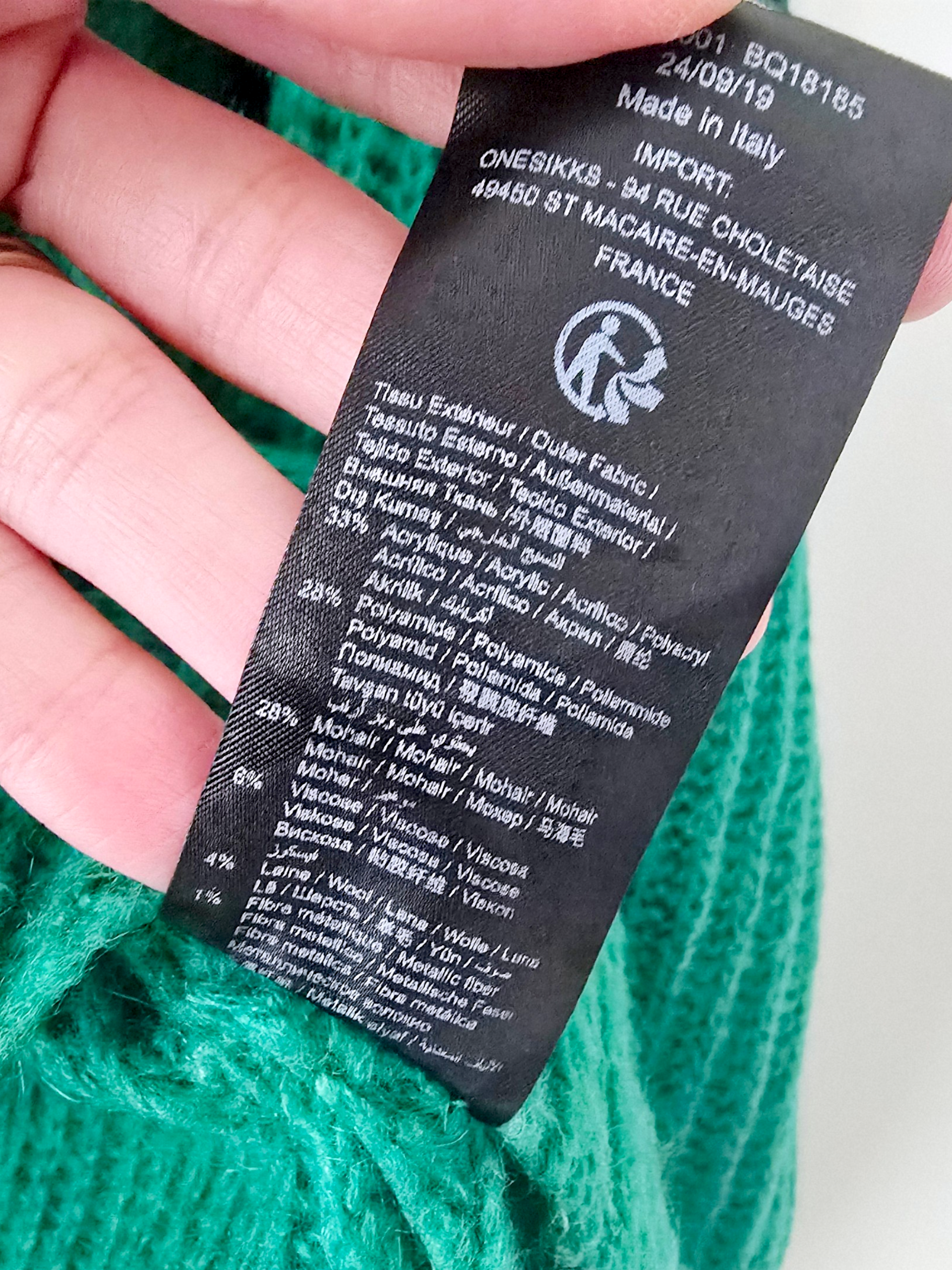 Pull vert à maille douce et chaude - 𝐌𝐚𝐫𝐢𝐧𝐚𝟒𝟒𝐟𝐚𝐦𝐢𝐥𝐲