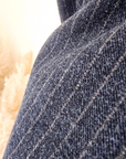 Pantalon droit gris anthracite à fines rayures tabac - 𝐌𝐚𝐫𝐢𝐧𝐚𝟒𝟒𝐟𝐚𝐦𝐢𝐥𝐲