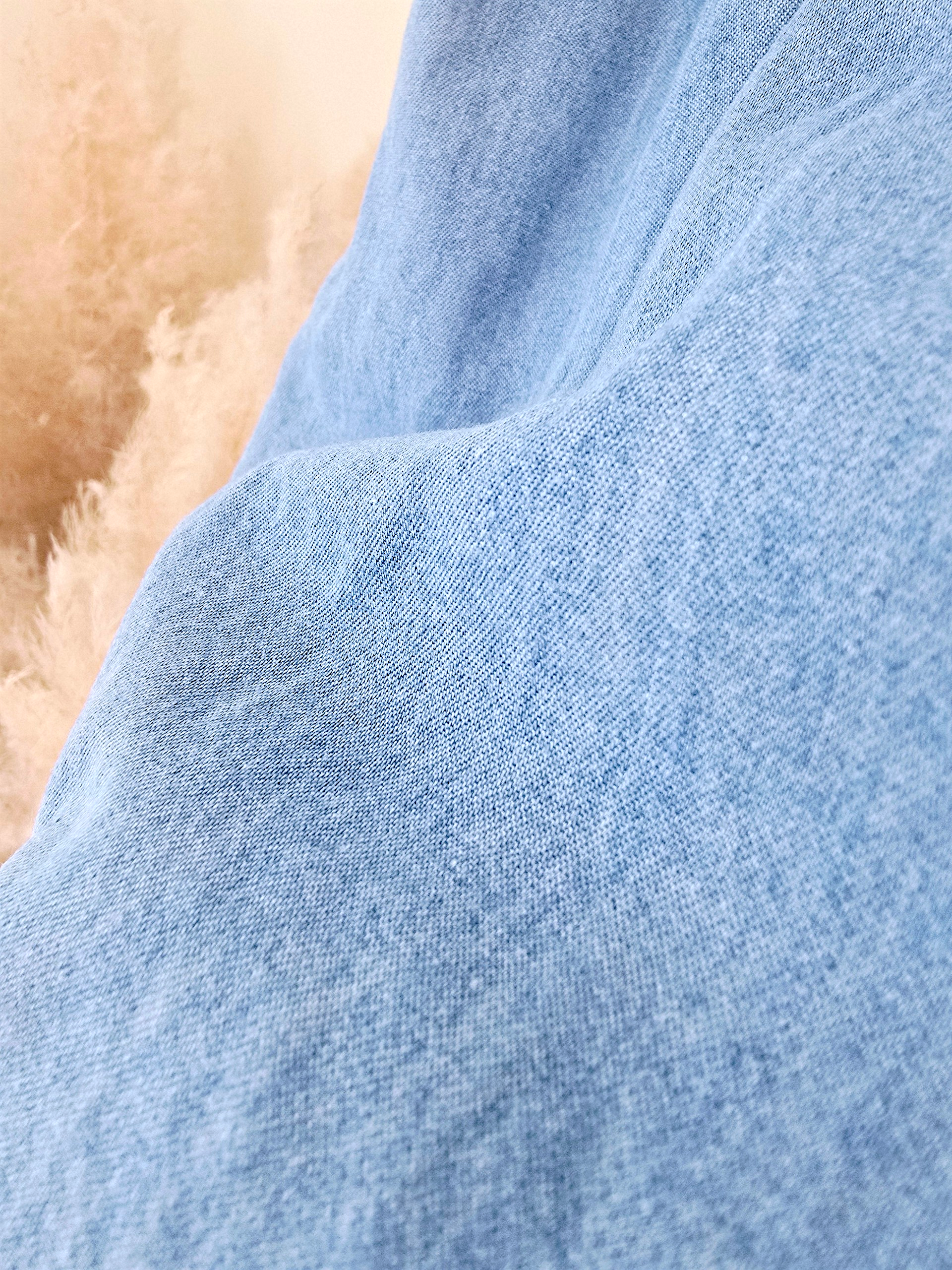 Chemise longue bleue avec inscriptions - 𝐌𝐚𝐫𝐢𝐧𝐚𝟒𝟒𝐟𝐚𝐦𝐢𝐥𝐲