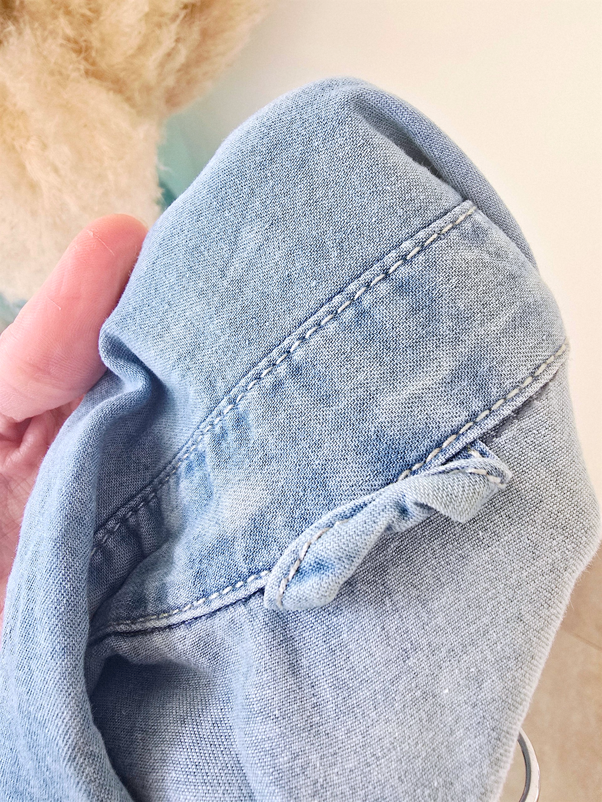 Chemise longue bleue avec inscriptions - 𝐌𝐚𝐫𝐢𝐧𝐚𝟒𝟒𝐟𝐚𝐦𝐢𝐥𝐲