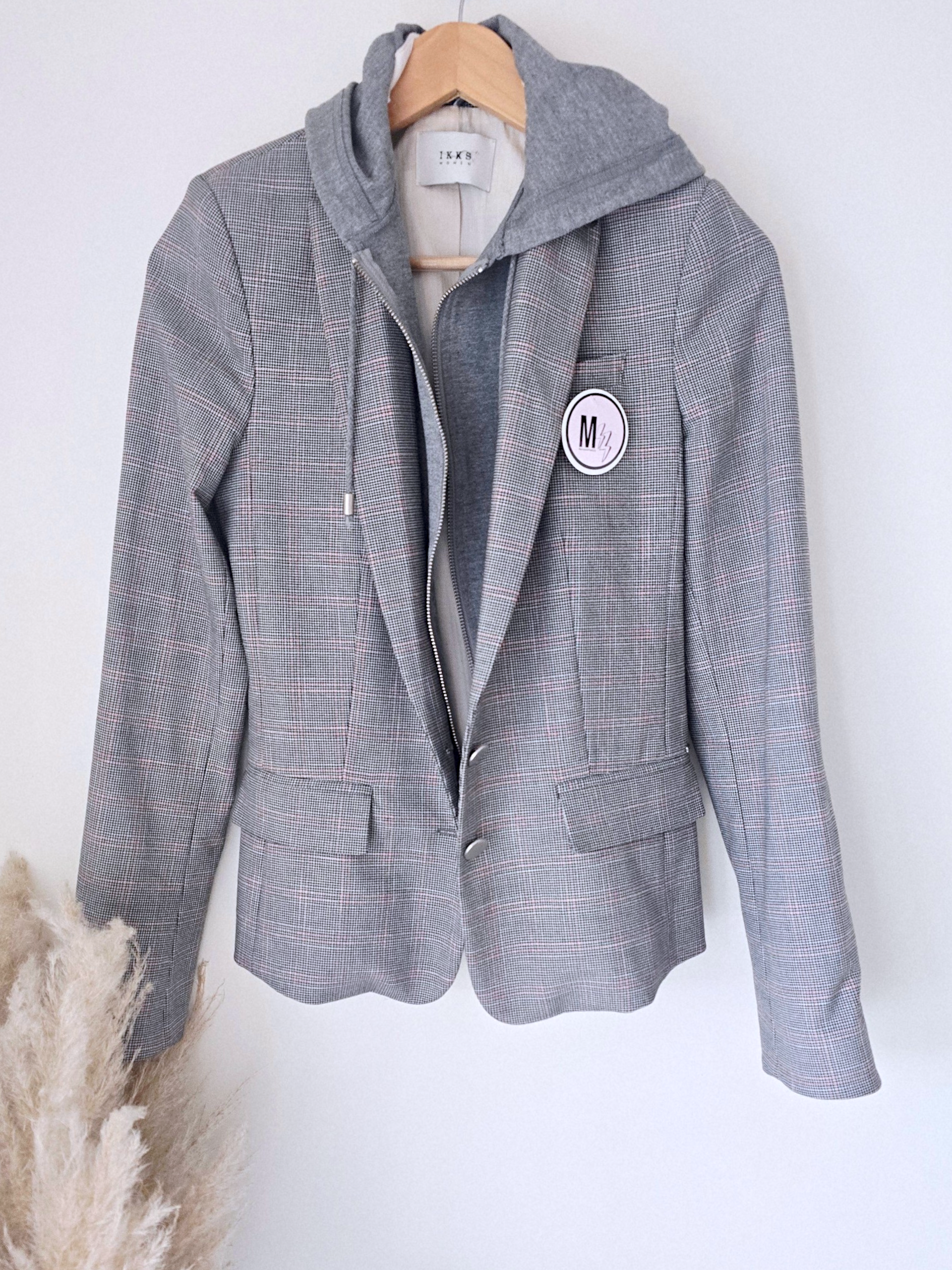 Veste à capuche à imprimé à carreaux - 𝐌𝐚𝐫𝐢𝐧𝐚𝟒𝟒𝐟𝐚𝐦𝐢𝐥𝐲
