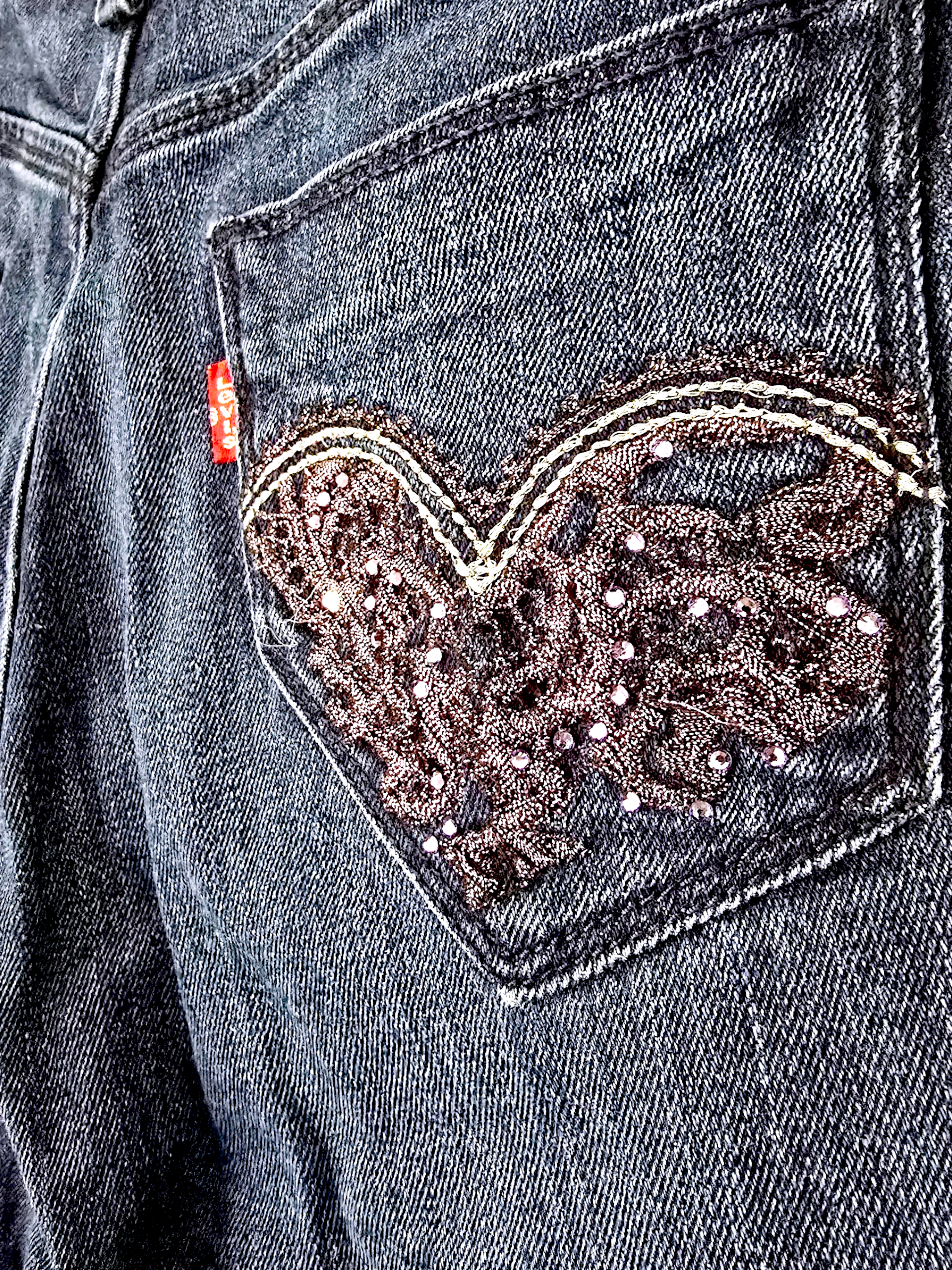 Jean bleu slim à poches fantaisies - 𝐌𝐚𝐫𝐢𝐧𝐚𝟒𝟒𝐟𝐚𝐦𝐢𝐥𝐲