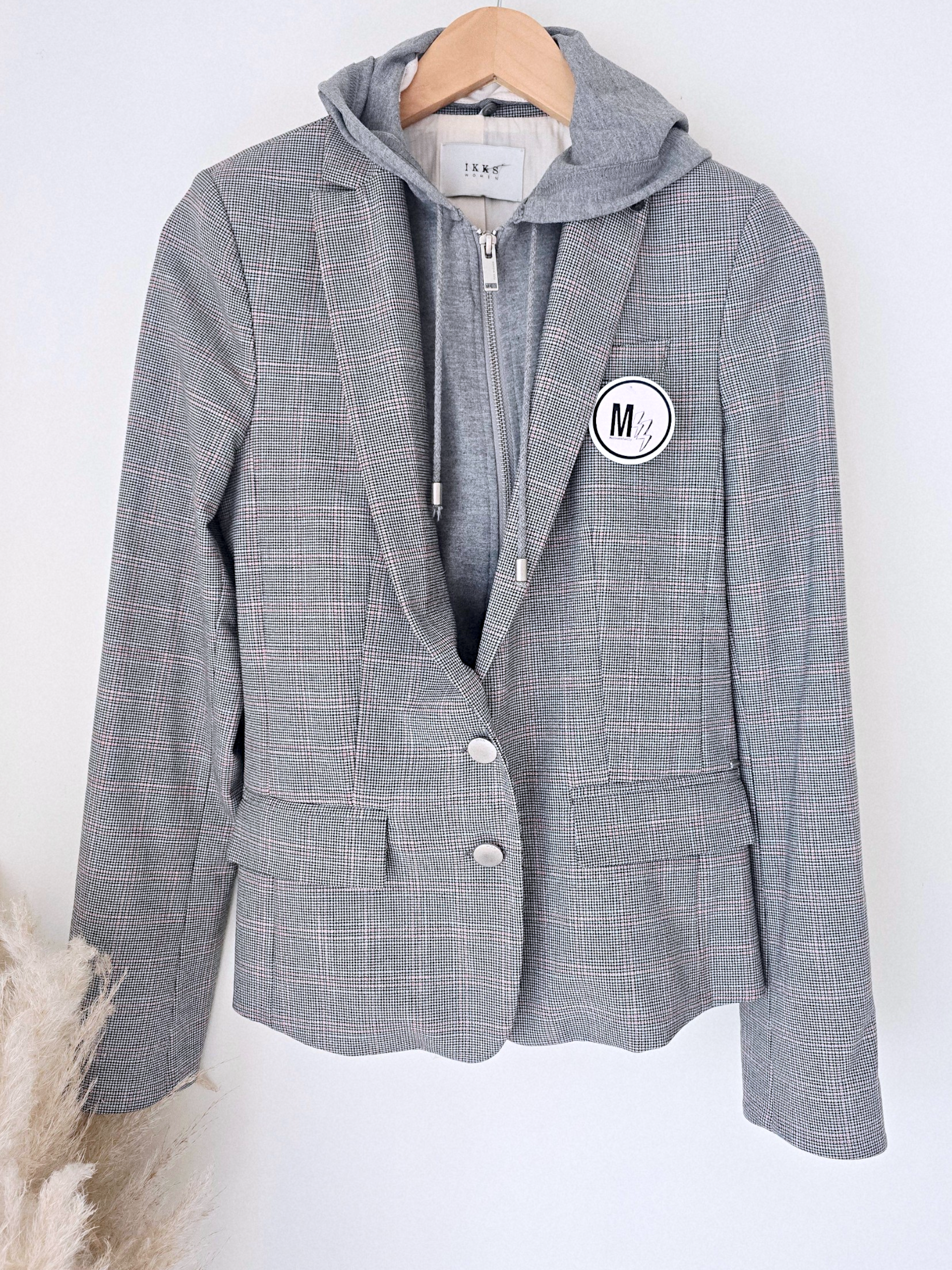 Veste à capuche à imprimé à carreaux - 𝐌𝐚𝐫𝐢𝐧𝐚𝟒𝟒𝐟𝐚𝐦𝐢𝐥𝐲