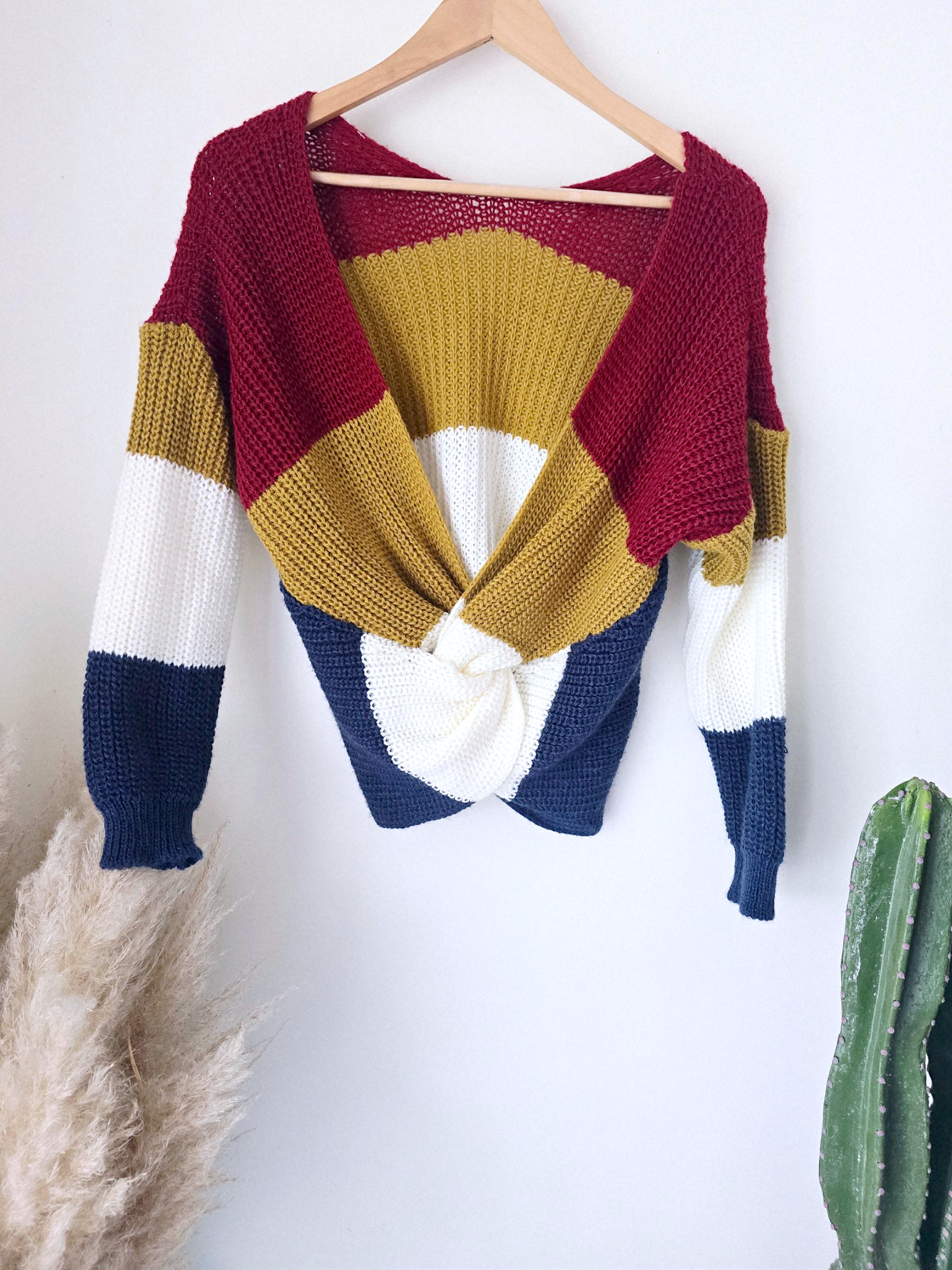 Pull tricolore double sens - 𝐌𝐚𝐫𝐢𝐧𝐚𝟒𝟒𝐟𝐚𝐦𝐢𝐥𝐲