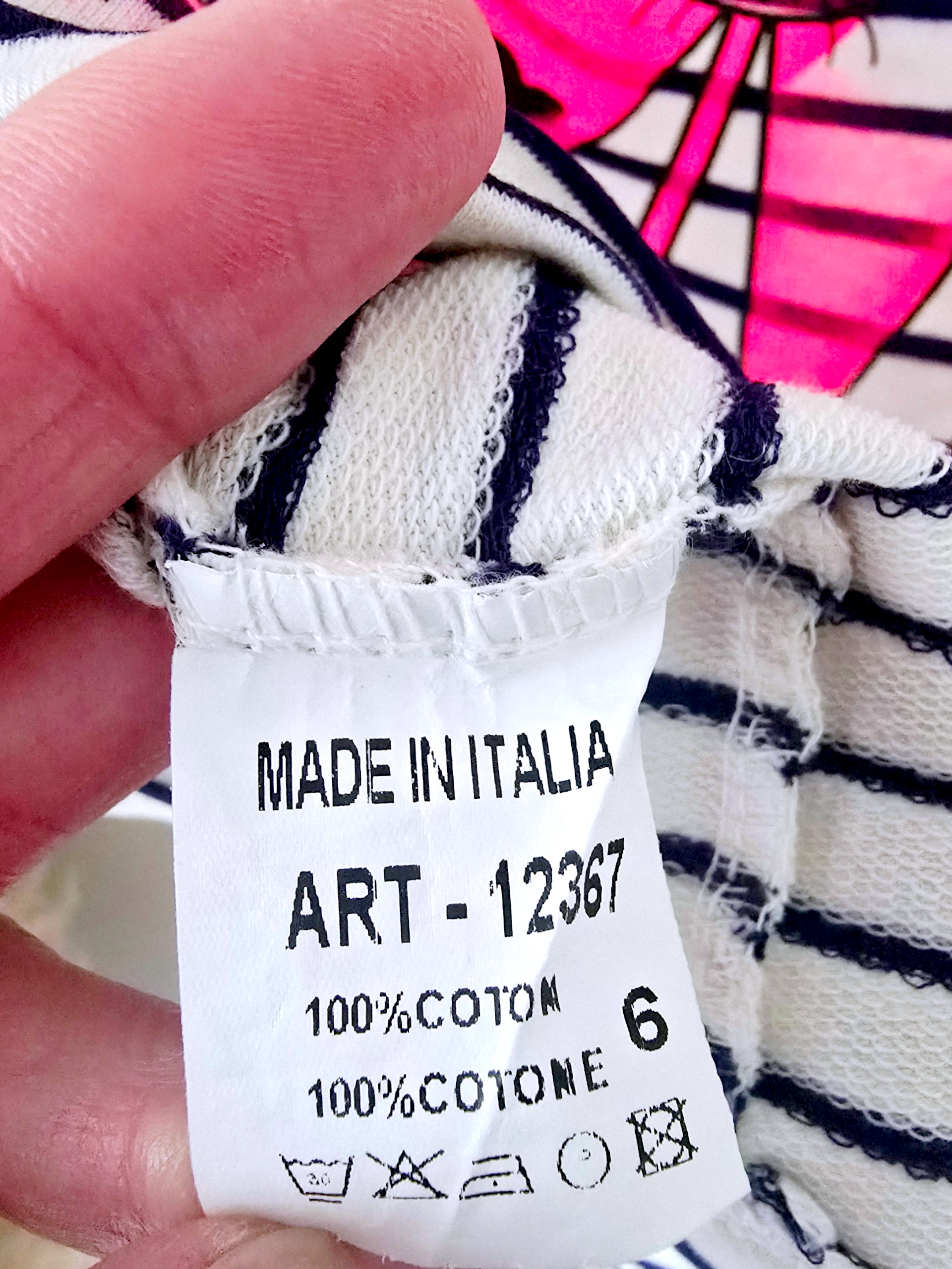 T- shirt marinière Mama rose fluo - 𝐌𝐚𝐫𝐢𝐧𝐚𝟒𝟒𝐟𝐚𝐦𝐢𝐥𝐲