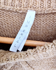 Pull beige foncé à empiècements effet superposition - 𝐌𝐚𝐫𝐢𝐧𝐚𝟒𝟒𝐟𝐚𝐦𝐢𝐥𝐲