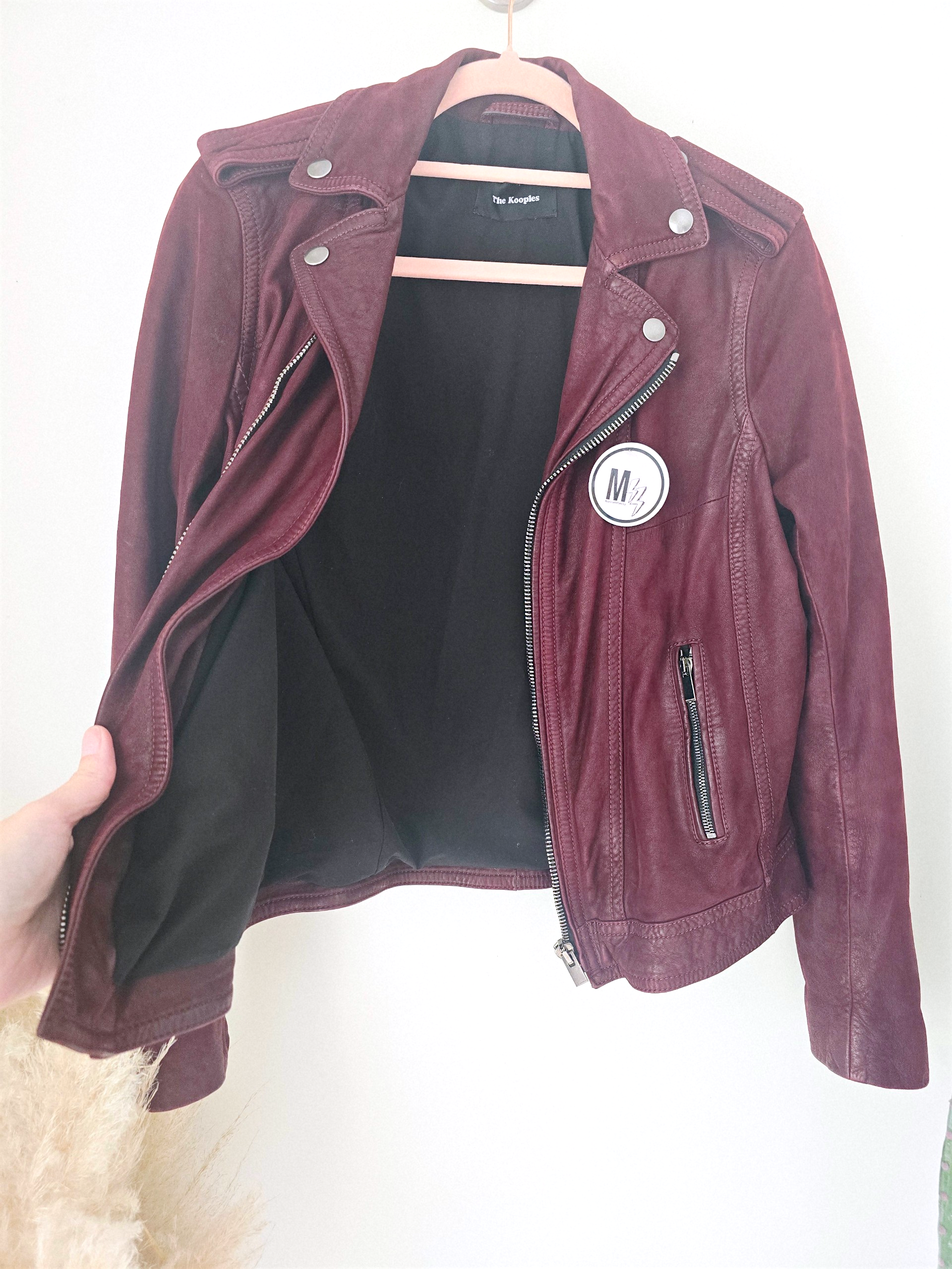 Perfecto aubergine 100% cuir - 𝐌𝐚𝐫𝐢𝐧𝐚𝟒𝟒𝐟𝐚𝐦𝐢𝐥𝐲
