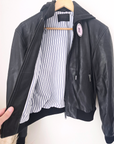 Bombers noir cuir véritable - 𝐌𝐚𝐫𝐢𝐧𝐚𝟒𝟒𝐟𝐚𝐦𝐢𝐥𝐲