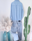 Combinaison en jean boyfriend - 𝐌𝐚𝐫𝐢𝐧𝐚𝟒𝟒𝐟𝐚𝐦𝐢𝐥𝐲