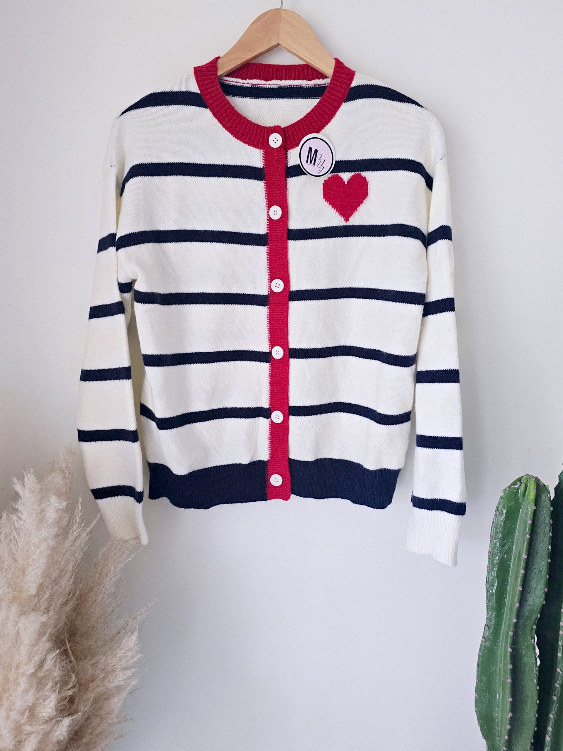 Cardigan amour marinière - 𝐌𝐚𝐫𝐢𝐧𝐚𝟒𝟒𝐟𝐚𝐦𝐢𝐥𝐲