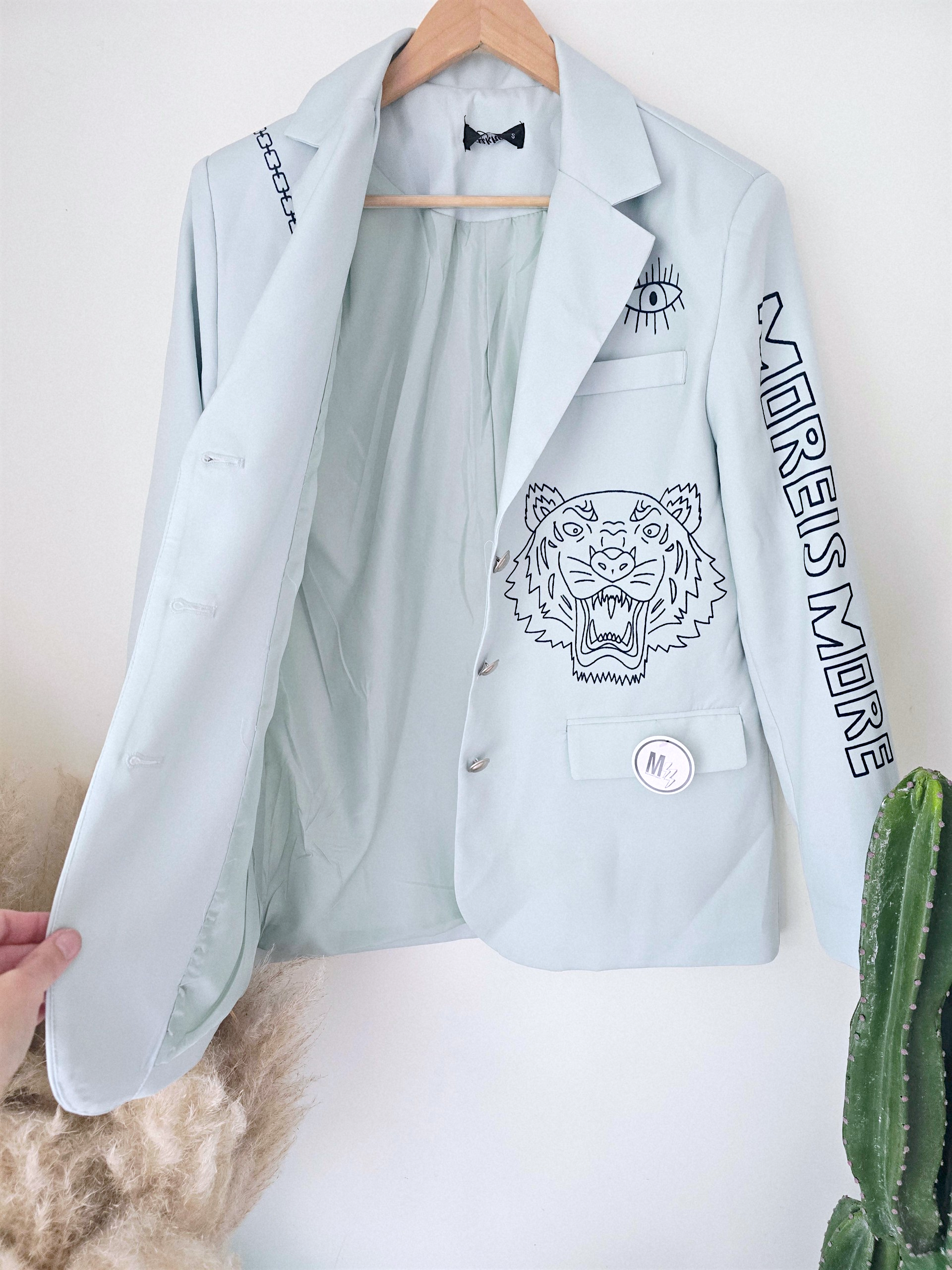 Veste boy tigre vert d'eau - 𝐌𝐚𝐫𝐢𝐧𝐚𝟒𝟒𝐟𝐚𝐦𝐢𝐥𝐲