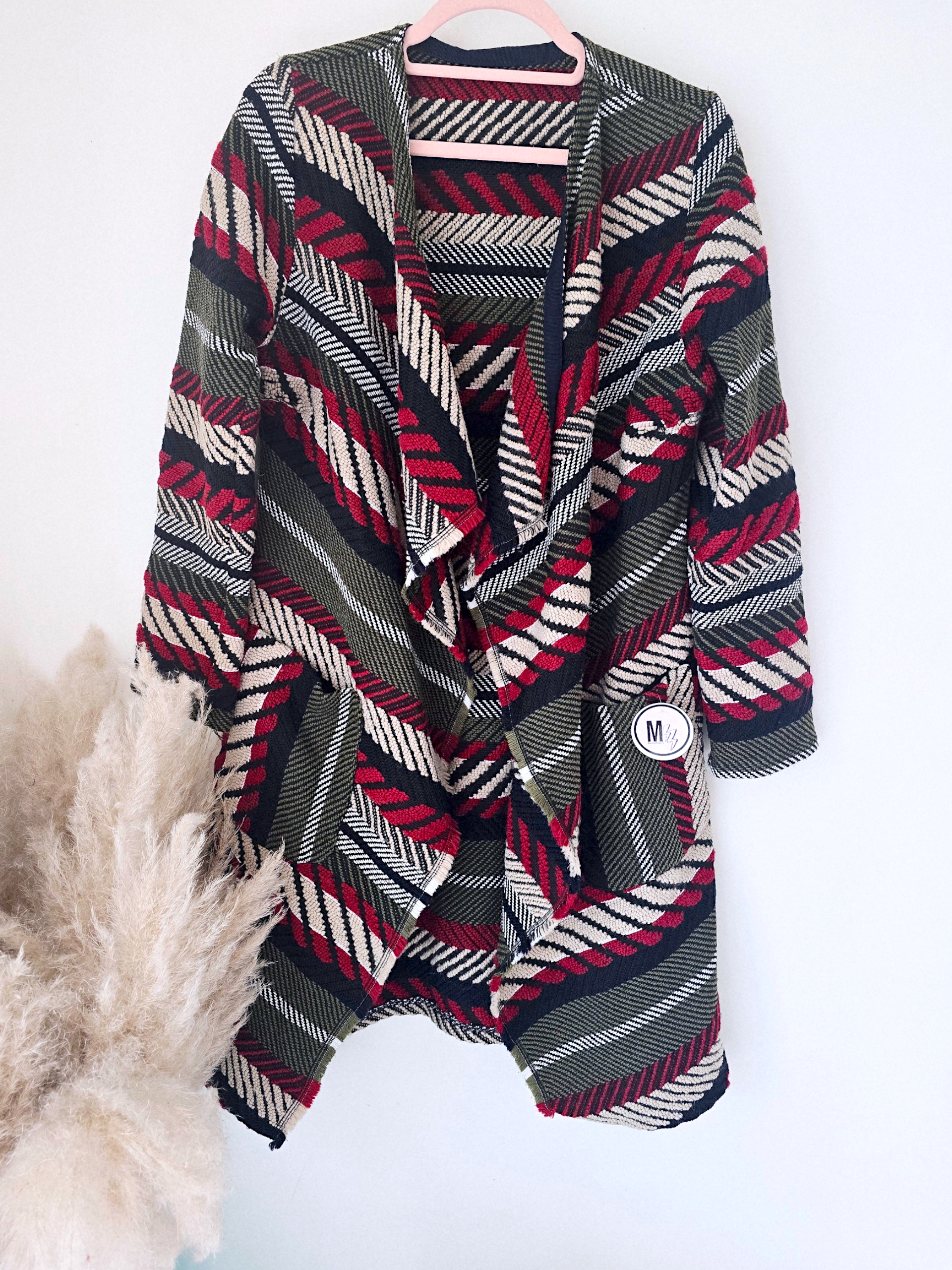 Veste gilet ethnique vert kaki - 𝐌𝐚𝐫𝐢𝐧𝐚𝟒𝟒𝐟𝐚𝐦𝐢𝐥𝐲