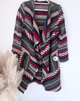 Veste gilet ethnique vert kaki - 𝐌𝐚𝐫𝐢𝐧𝐚𝟒𝟒𝐟𝐚𝐦𝐢𝐥𝐲