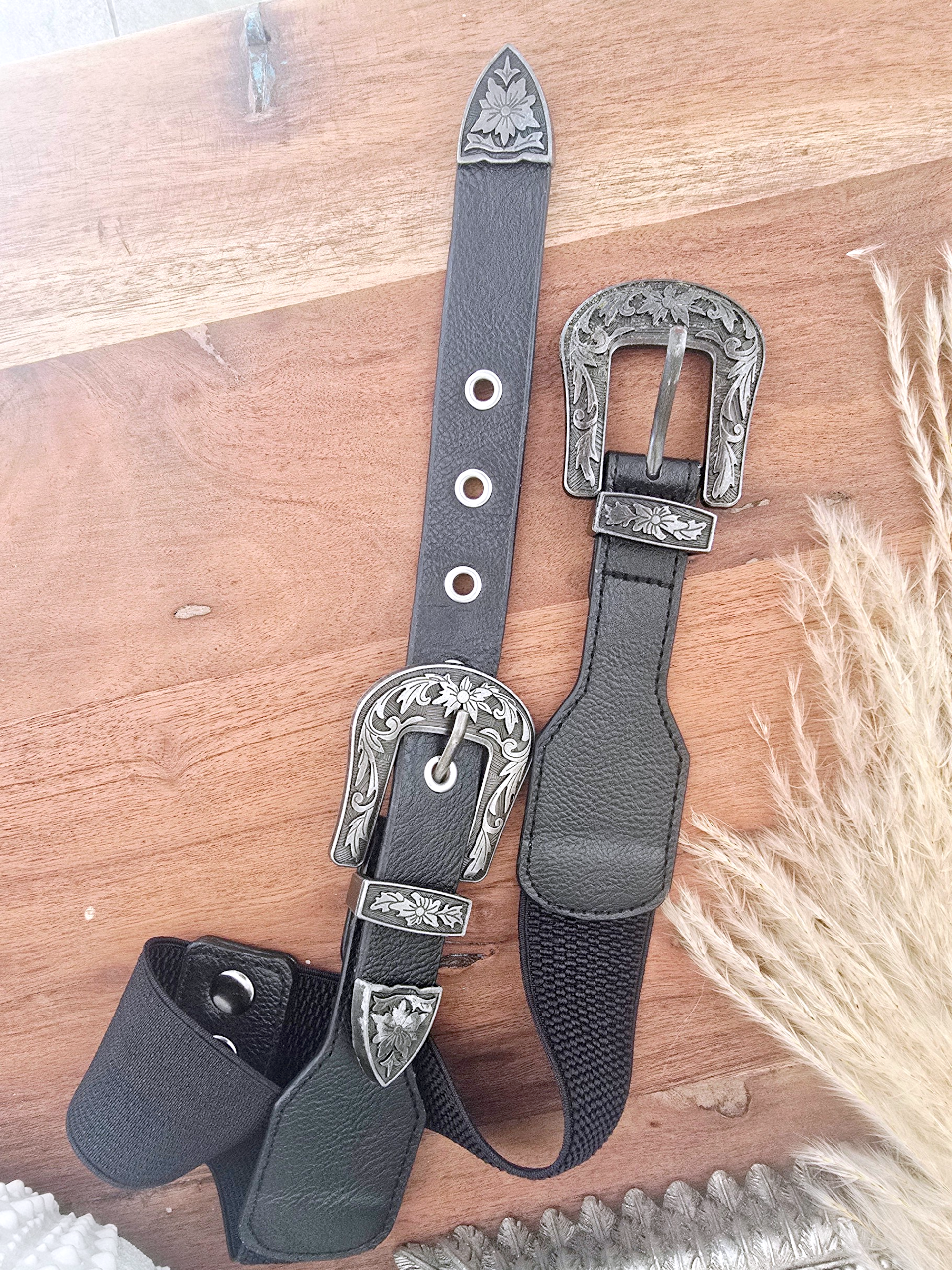Ceinture noire élastiquée - 𝐌𝐚𝐫𝐢𝐧𝐚𝟒𝟒𝐟𝐚𝐦𝐢𝐥𝐲