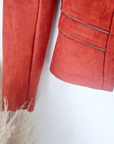 Perfecto suédine brique - 𝐌𝐚𝐫𝐢𝐧𝐚𝟒𝟒𝐟𝐚𝐦𝐢𝐥𝐲