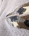 Pull gris plumes camouflage - 𝐌𝐚𝐫𝐢𝐧𝐚𝟒𝟒𝐟𝐚𝐦𝐢𝐥𝐲
