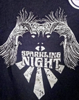 T-shirt noir à inscriptions dorées - 𝐌𝐚𝐫𝐢𝐧𝐚𝟒𝟒𝐟𝐚𝐦𝐢𝐥𝐲