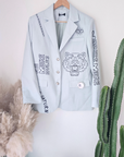 Veste boy tigre vert d'eau - 𝐌𝐚𝐫𝐢𝐧𝐚𝟒𝟒𝐟𝐚𝐦𝐢𝐥𝐲