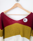 Pull tricolore double sens - 𝐌𝐚𝐫𝐢𝐧𝐚𝟒𝟒𝐟𝐚𝐦𝐢𝐥𝐲