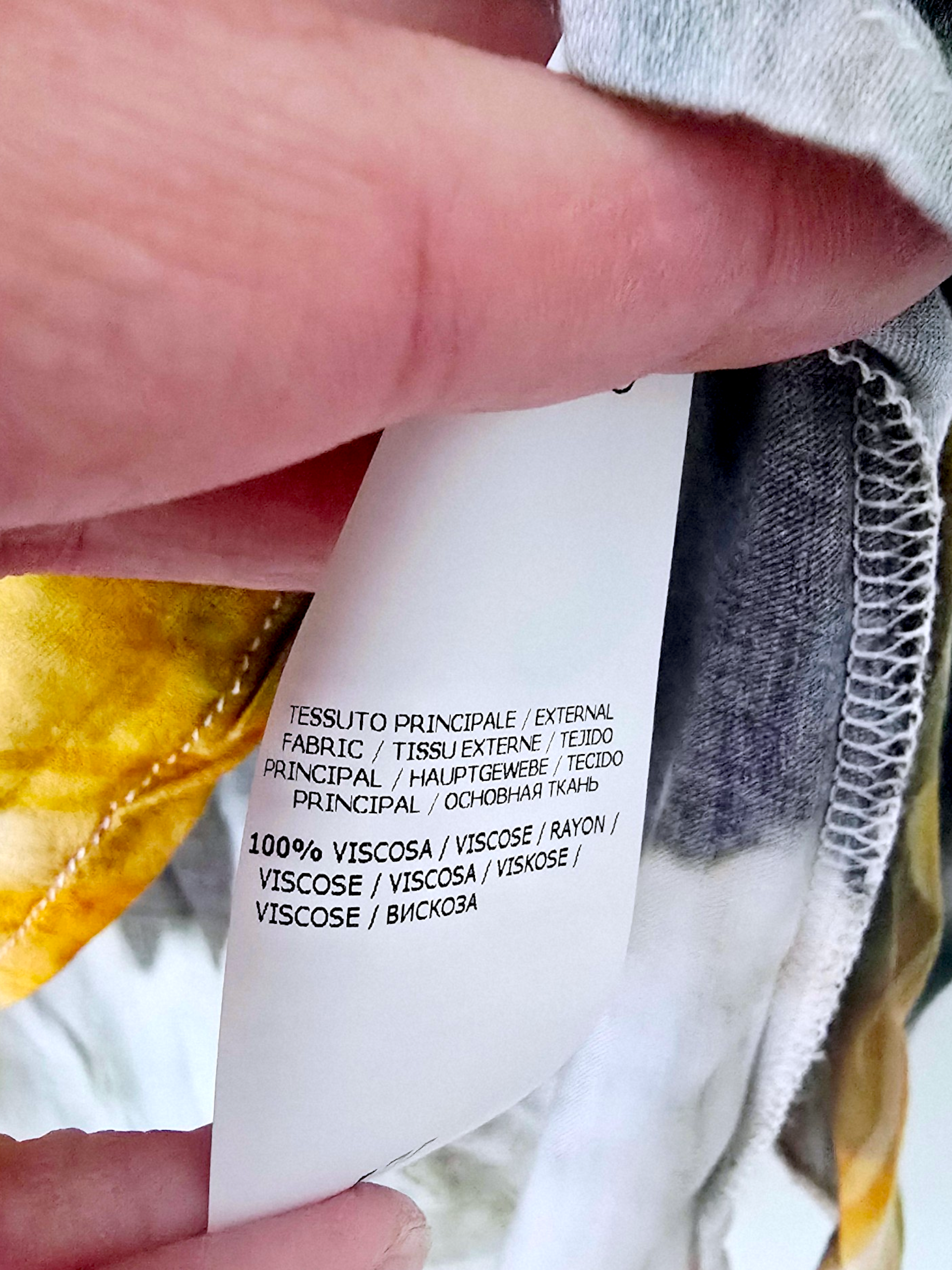 Chemise tie and dye kaki et jaune - 𝐌𝐚𝐫𝐢𝐧𝐚𝟒𝟒𝐟𝐚𝐦𝐢𝐥𝐲