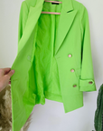 Blazer vert fluo - 𝐌𝐚𝐫𝐢𝐧𝐚𝟒𝟒𝐟𝐚𝐦𝐢𝐥𝐲