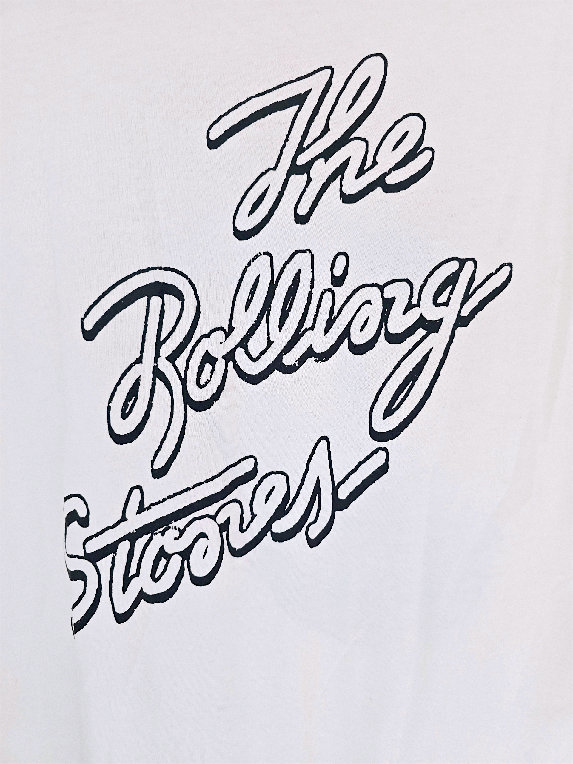 Tee-shirt blanc Rolling Stone - 𝐌𝐚𝐫𝐢𝐧𝐚𝟒𝟒𝐟𝐚𝐦𝐢𝐥𝐲