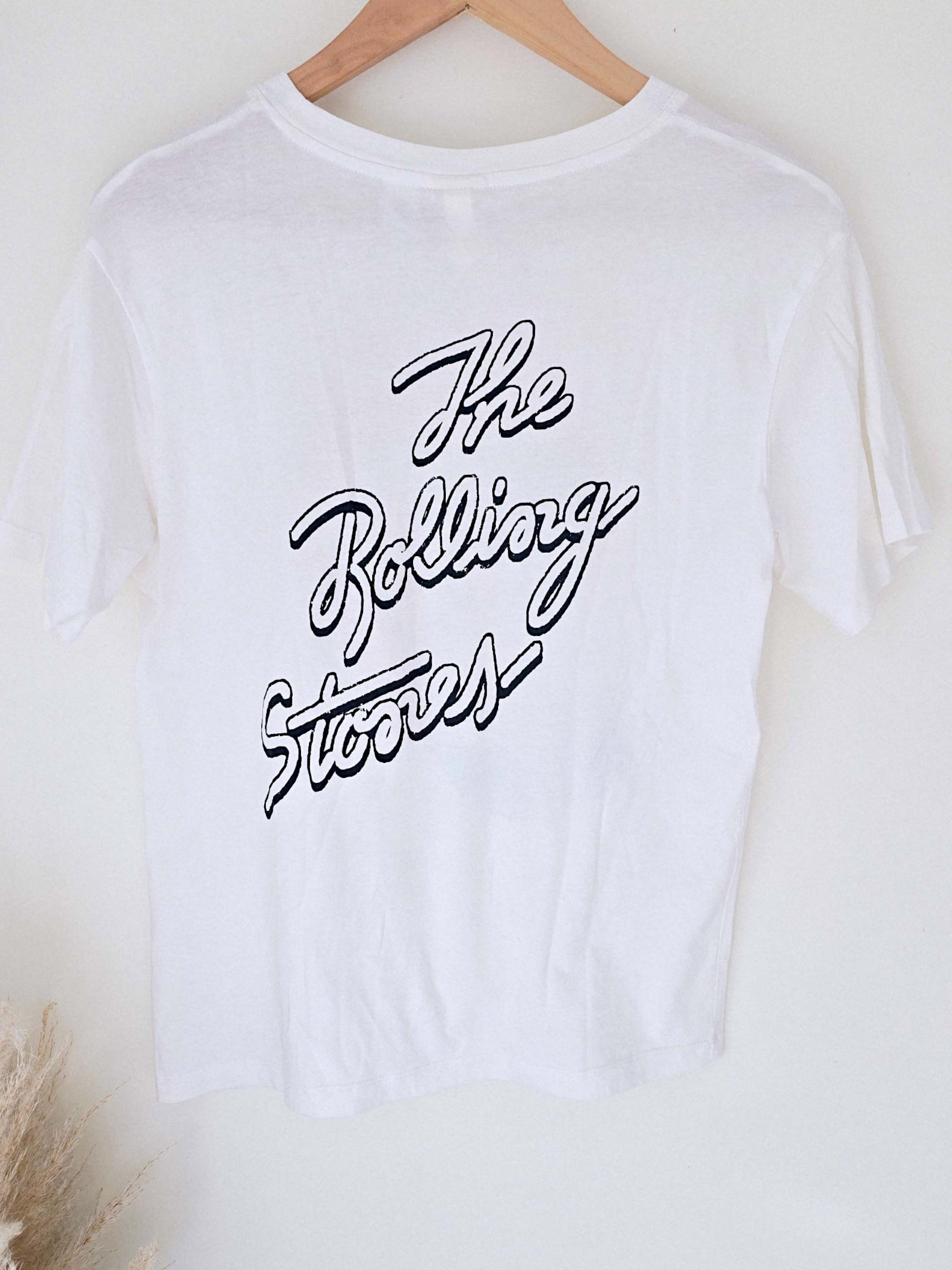 Tee-shirt blanc Rolling Stone - 𝐌𝐚𝐫𝐢𝐧𝐚𝟒𝟒𝐟𝐚𝐦𝐢𝐥𝐲