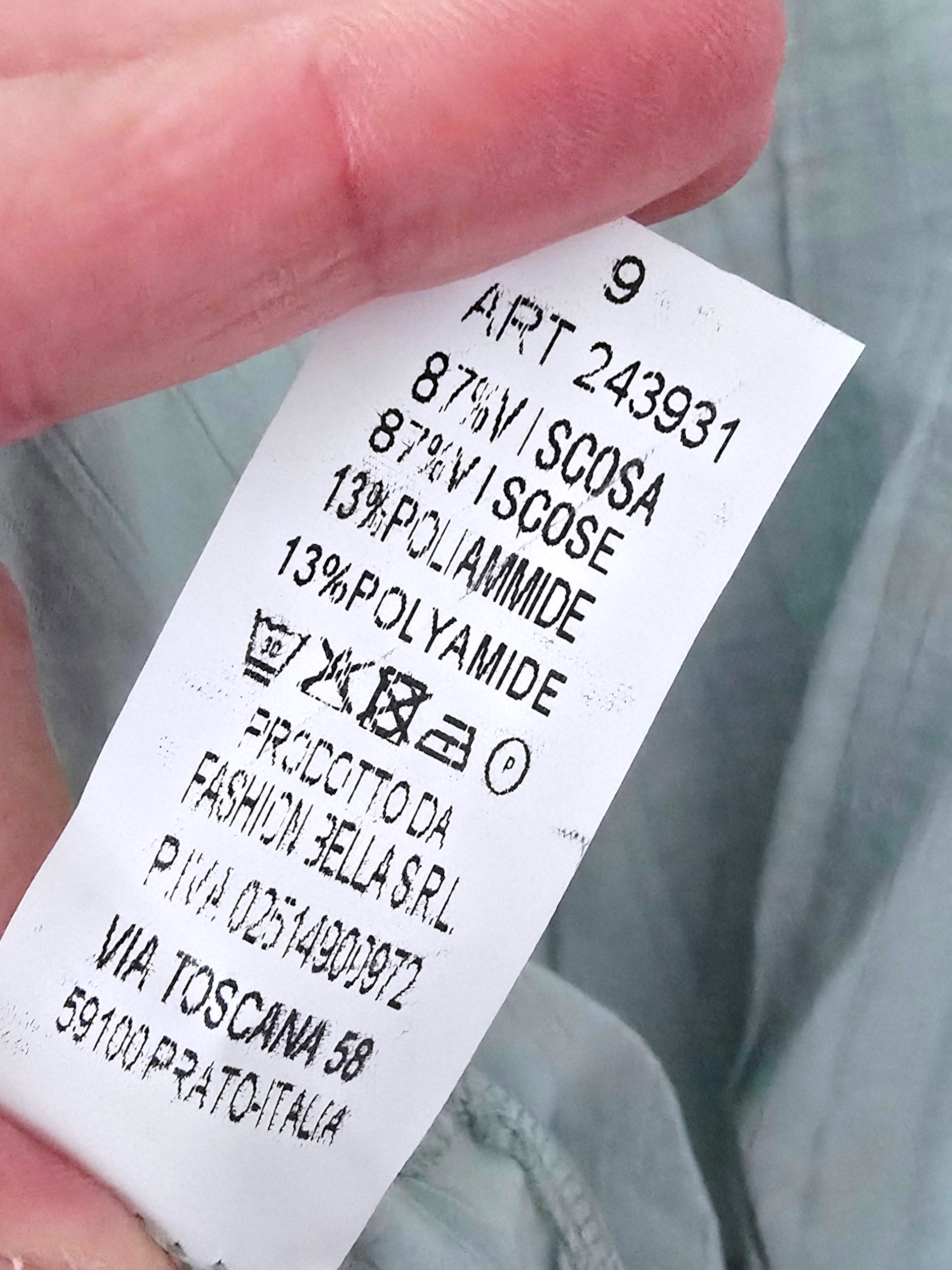 Chemise souple vert d'eau - 𝐌𝐚𝐫𝐢𝐧𝐚𝟒𝟒𝐟𝐚𝐦𝐢𝐥𝐲