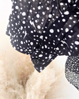 Chemise noire à imprimé éclairs et pois blancs - 𝐌𝐚𝐫𝐢𝐧𝐚𝟒𝟒𝐟𝐚𝐦𝐢𝐥𝐲