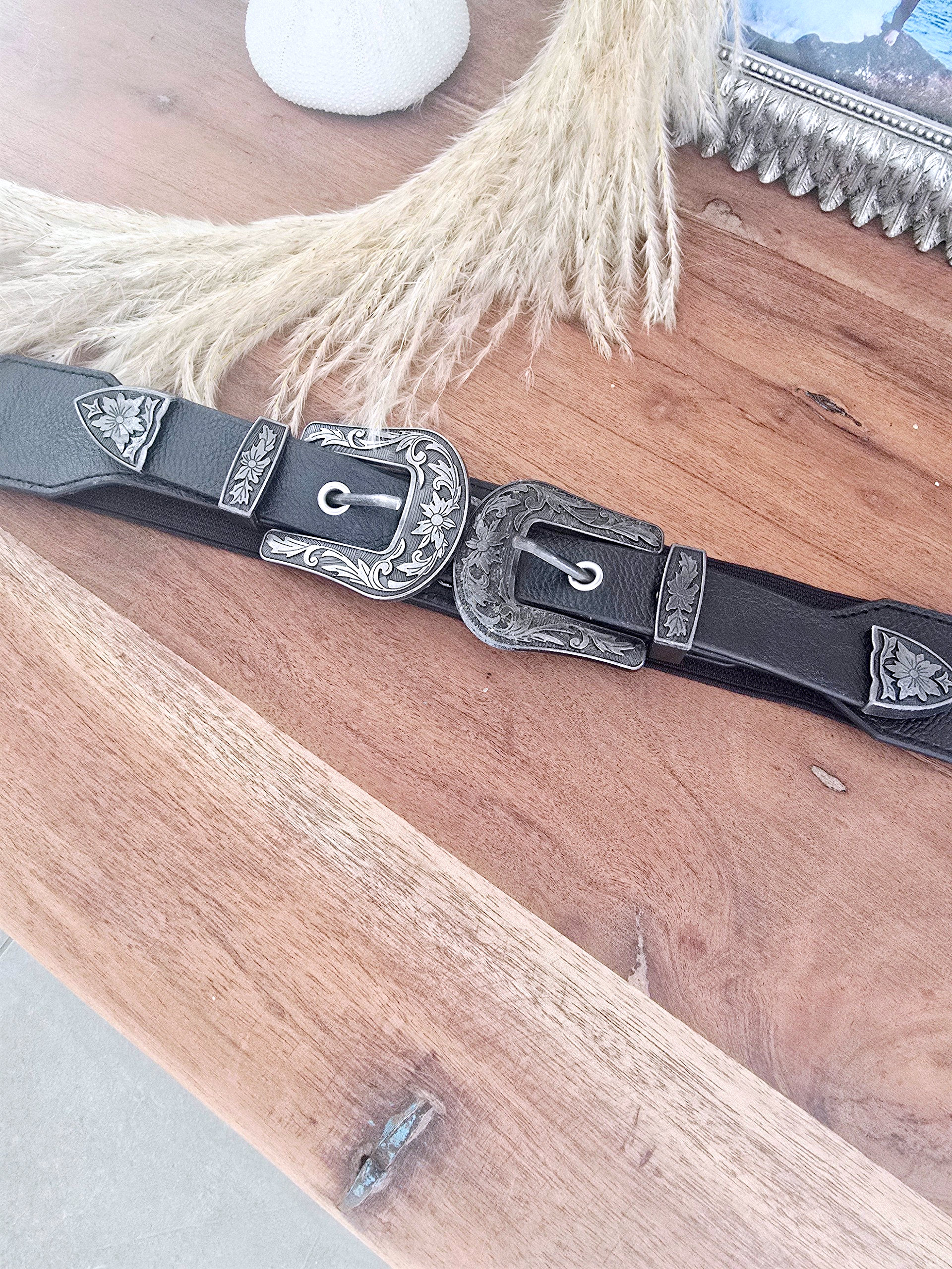 Ceinture noire élastiquée - 𝐌𝐚𝐫𝐢𝐧𝐚𝟒𝟒𝐟𝐚𝐦𝐢𝐥𝐲