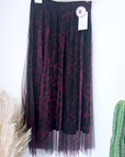 Jupe aubergine imprimé léopard - 𝐌𝐚𝐫𝐢𝐧𝐚𝟒𝟒𝐟𝐚𝐦𝐢𝐥𝐲