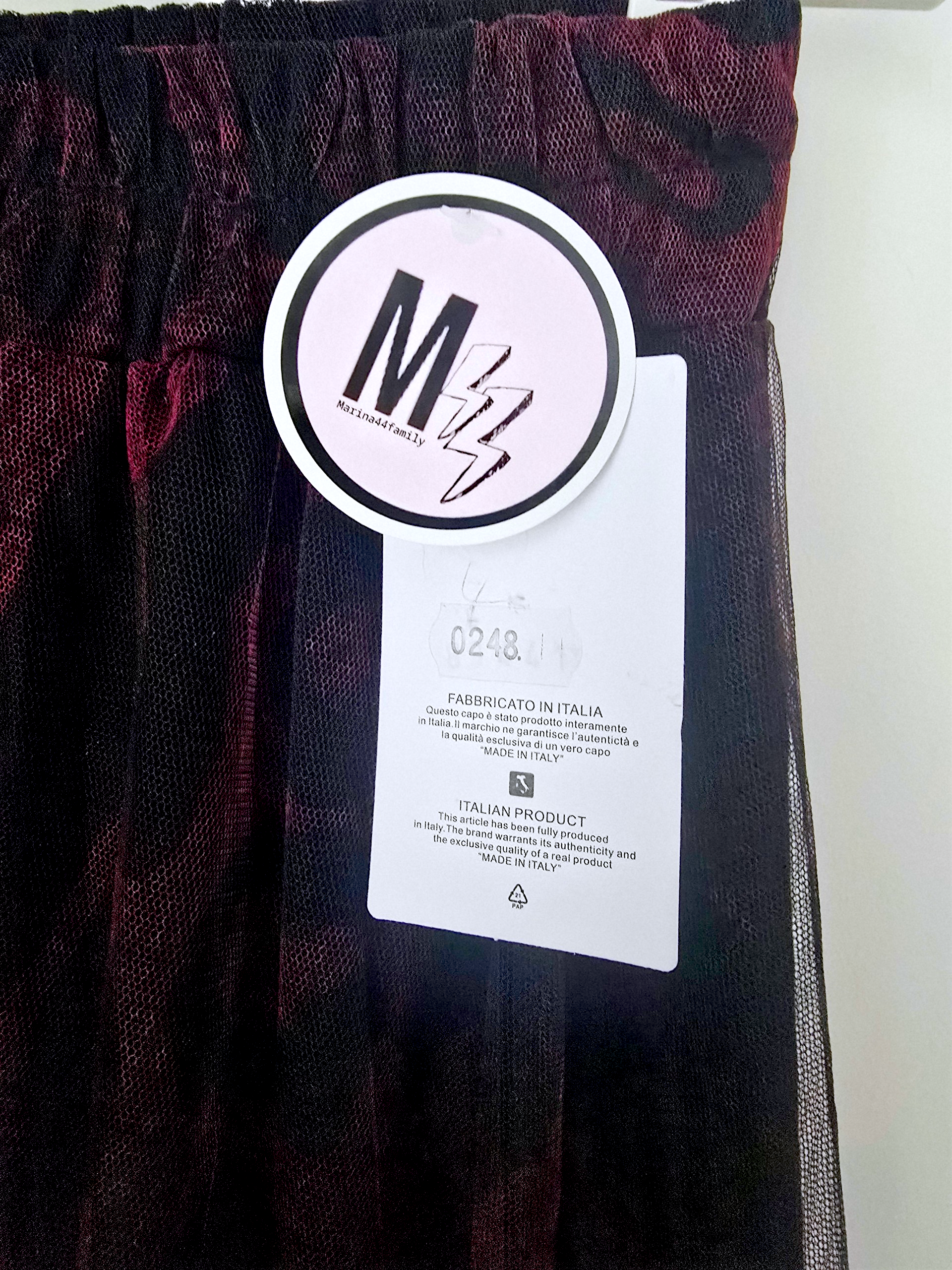 Jupe aubergine imprimé léopard - 𝐌𝐚𝐫𝐢𝐧𝐚𝟒𝟒𝐟𝐚𝐦𝐢𝐥𝐲
