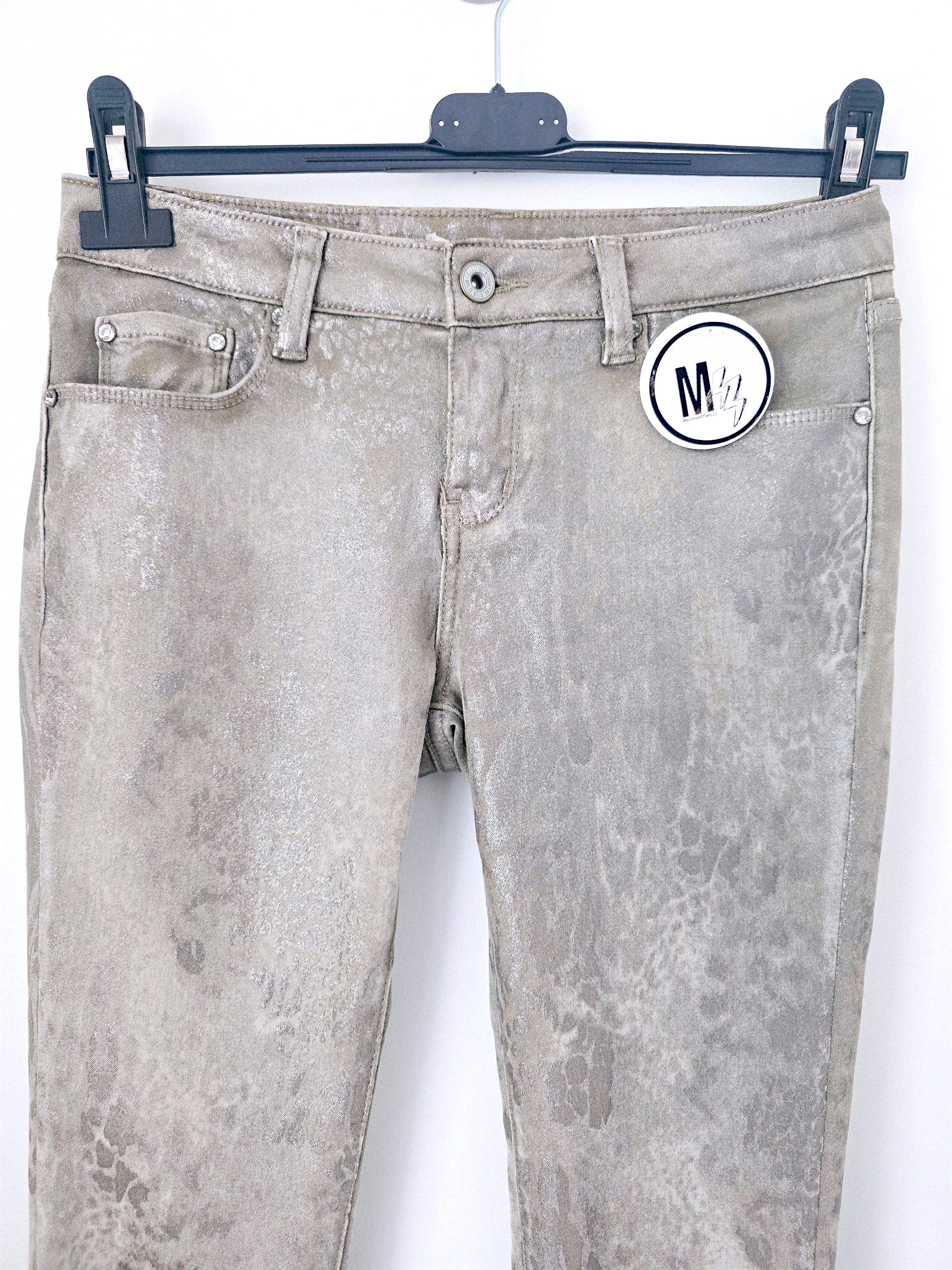 Pantalon bronze à imprimé animal - 𝐌𝐚𝐫𝐢𝐧𝐚𝟒𝟒𝐟𝐚𝐦𝐢𝐥𝐲