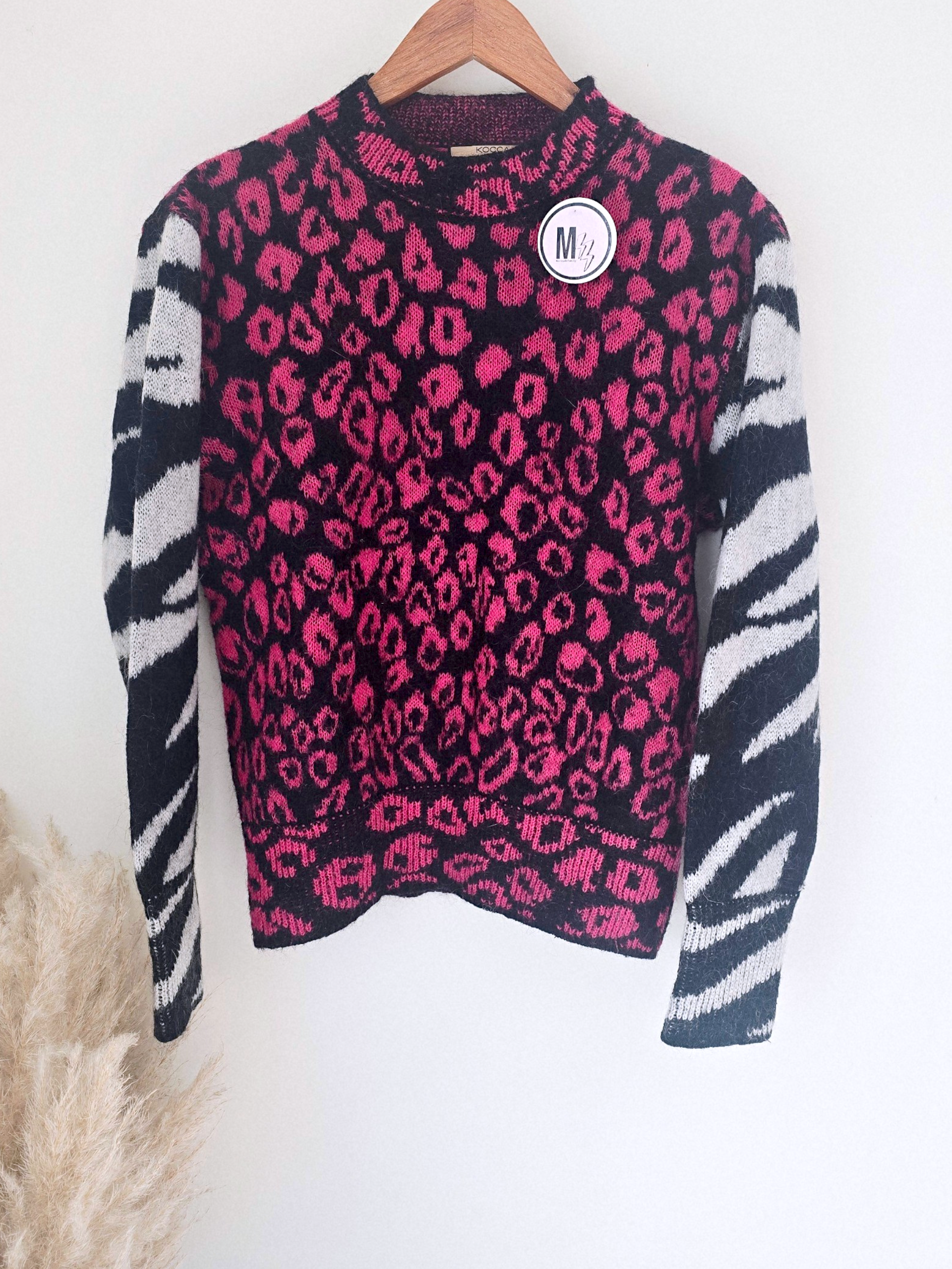 Pull chaud à imprimé léopard rose fuchsia - 𝐌𝐚𝐫𝐢𝐧𝐚𝟒𝟒𝐟𝐚𝐦𝐢𝐥𝐲