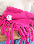 Écharpe douce et longue rose fuchsia - 𝐌𝐚𝐫𝐢𝐧𝐚𝟒𝟒𝐟𝐚𝐦𝐢𝐥𝐲