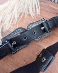 Ceinture noire élastiquée - 𝐌𝐚𝐫𝐢𝐧𝐚𝟒𝟒𝐟𝐚𝐦𝐢𝐥𝐲