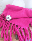 Écharpe douce et longue rose fuchsia - 𝐌𝐚𝐫𝐢𝐧𝐚𝟒𝟒𝐟𝐚𝐦𝐢𝐥𝐲