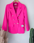 Veste cintrée rose fluo - 𝐌𝐚𝐫𝐢𝐧𝐚𝟒𝟒𝐟𝐚𝐦𝐢𝐥𝐲