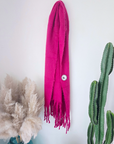 Écharpe douce et longue rose fuchsia - 𝐌𝐚𝐫𝐢𝐧𝐚𝟒𝟒𝐟𝐚𝐦𝐢𝐥𝐲