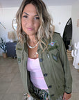 Veste militaire kaki - 𝐌𝐚𝐫𝐢𝐧𝐚𝟒𝟒𝐟𝐚𝐦𝐢𝐥𝐲