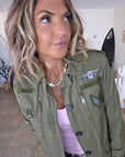 Veste militaire kaki - 𝐌𝐚𝐫𝐢𝐧𝐚𝟒𝟒𝐟𝐚𝐦𝐢𝐥𝐲