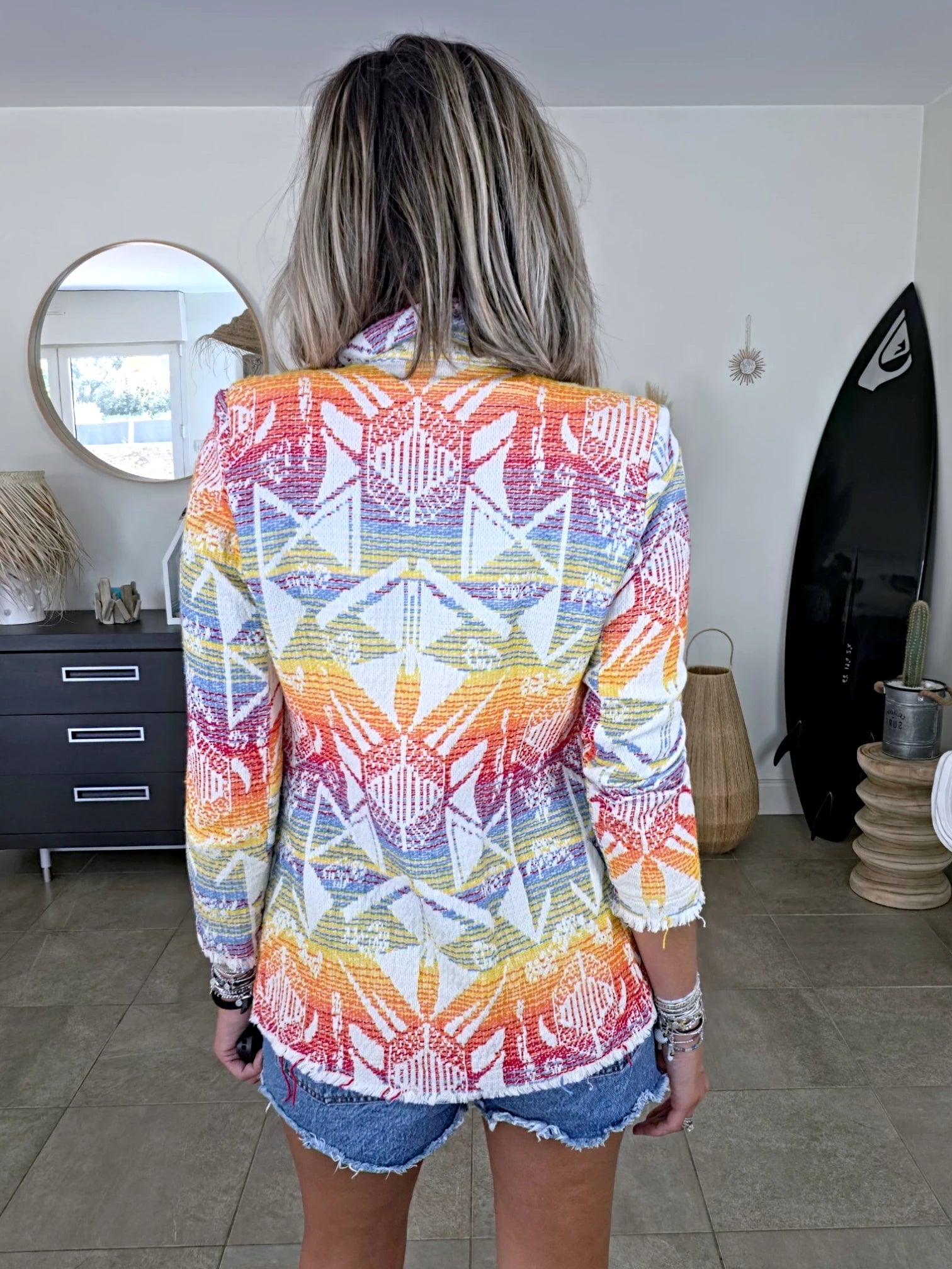 Veste cintrée éthnique