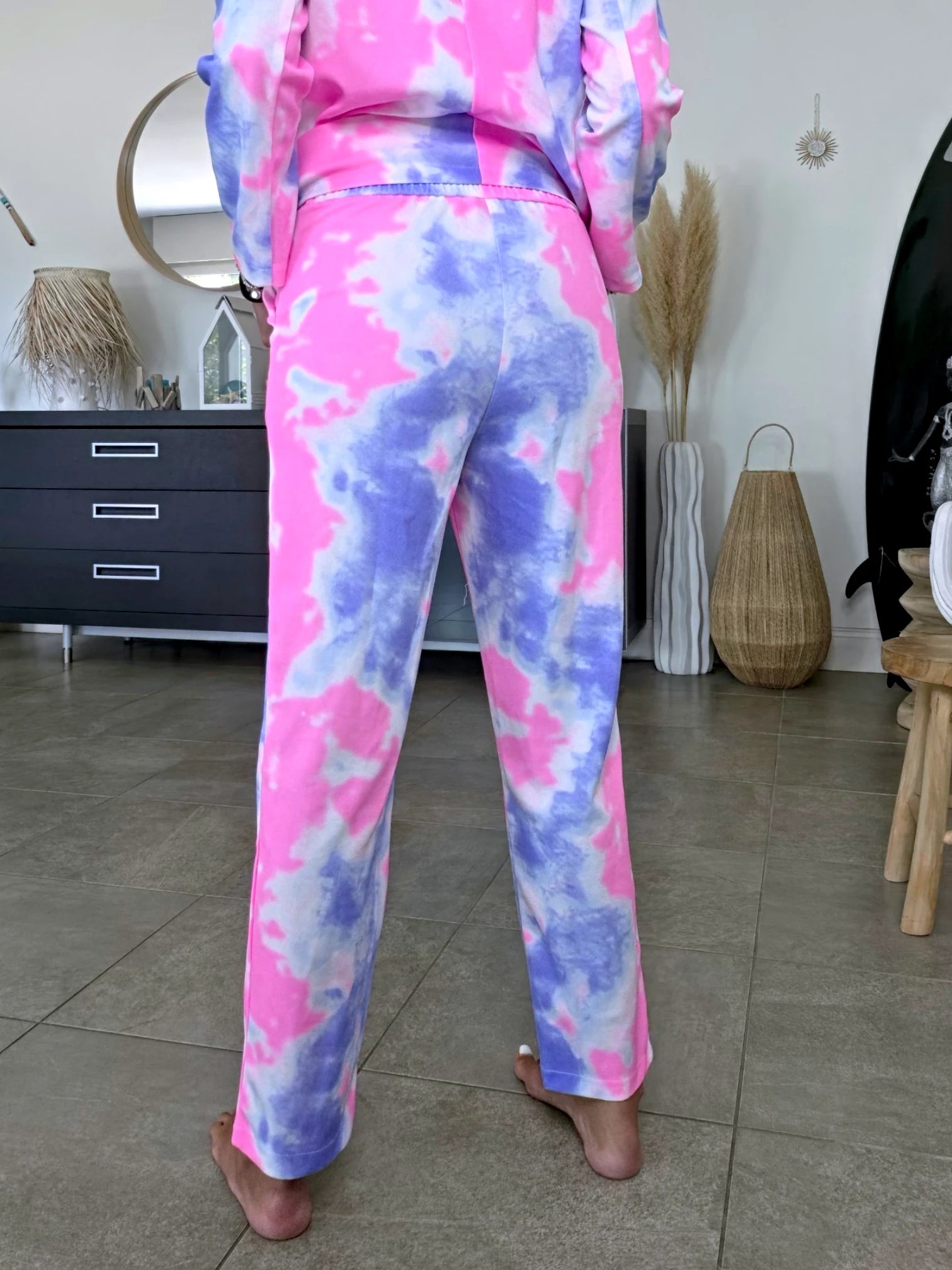 Ensemble veste + pantalon tie and dye