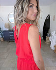 Combi-short rouge vif - 𝐌𝐚𝐫𝐢𝐧𝐚𝟒𝟒𝐟𝐚𝐦𝐢𝐥𝐲