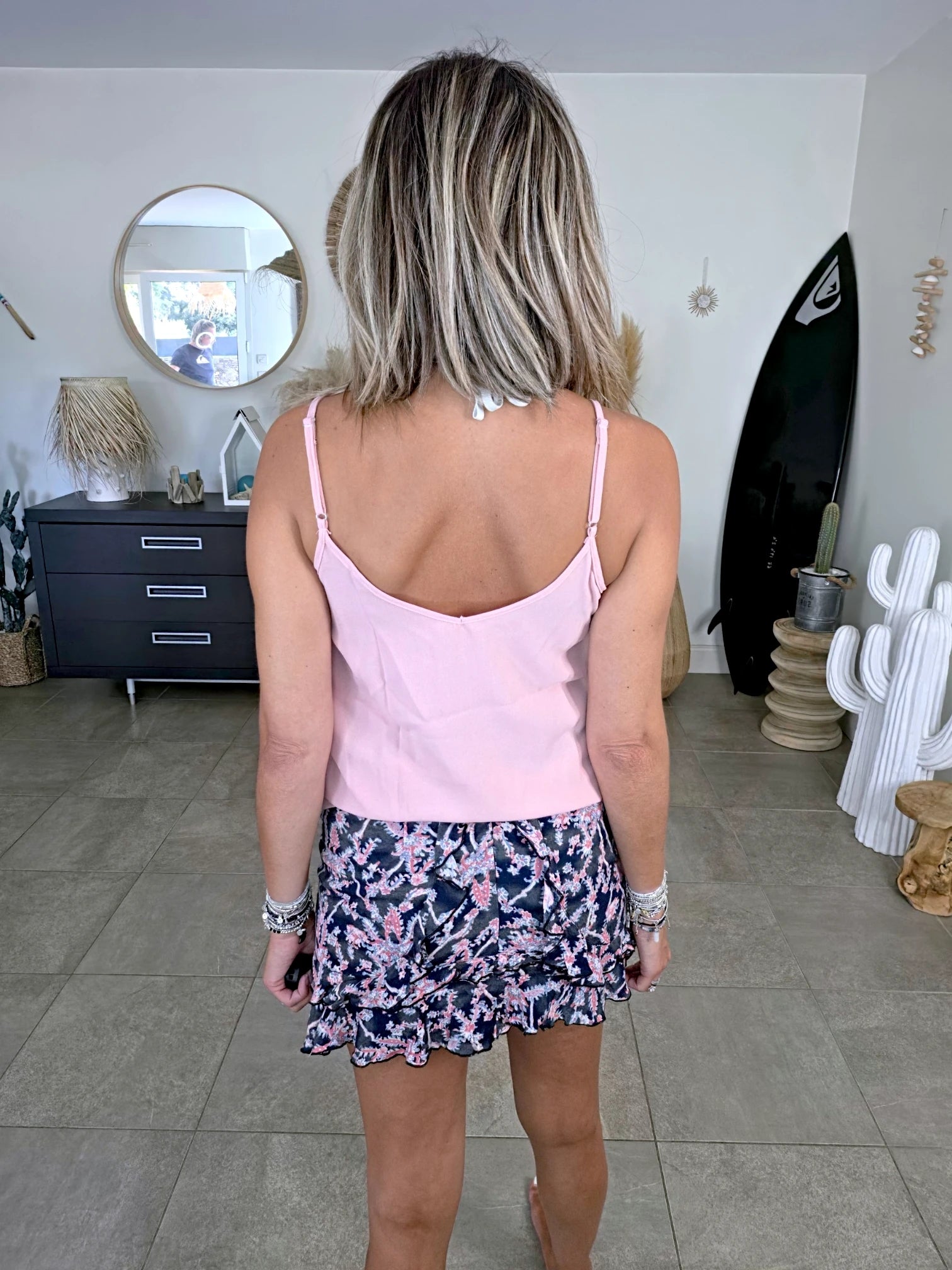 Débardeur Léa rose