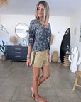 Pull bandana à broderies multiples