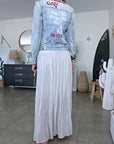 Robe jupe  beige grise 2&1