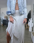 Robe jupe  beige grise 2&1