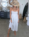 Robe jupe  beige grise 2&1